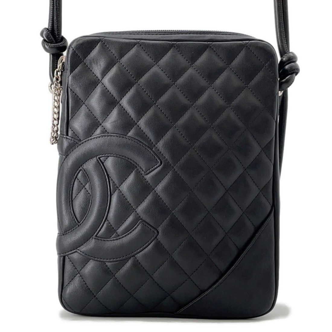 Chanel Cambon Line Medium Shoulder Bag with Coco Mark Leather A25178 CHANEL Black (1 of 14)