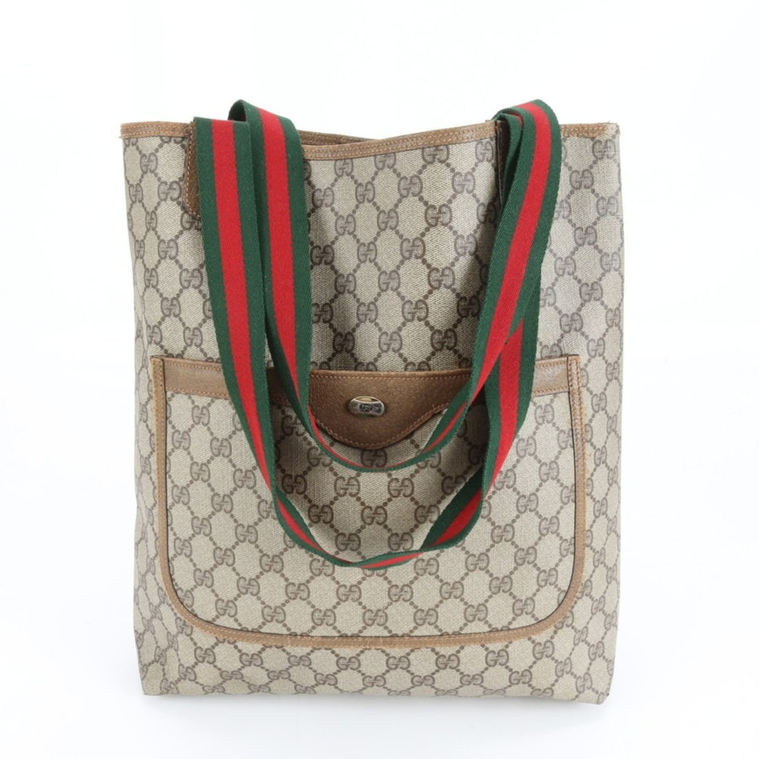 Gucci Old GG Supreme Sherry Line 39 02 003 Leather Tote Bag/Shoulder Bag for Men (1 of 12)
