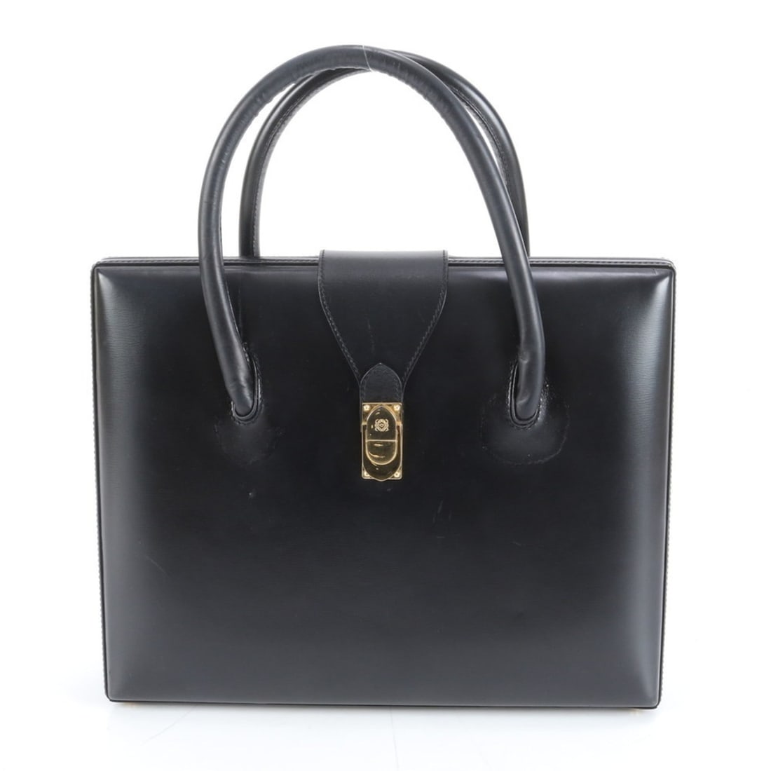 Loewe Anagram Leather Handbag Black Women's: --- Catalog ---Category: SizeSize (HxWxD): 24cm x 30cm x 6.5cm / 9.44'' x 11.81'' x 2.55''Handle Length: 35cm / 13.77''Category: DesignType: HandbagColor: BlackGender: WomenMaterial: Leather Category: