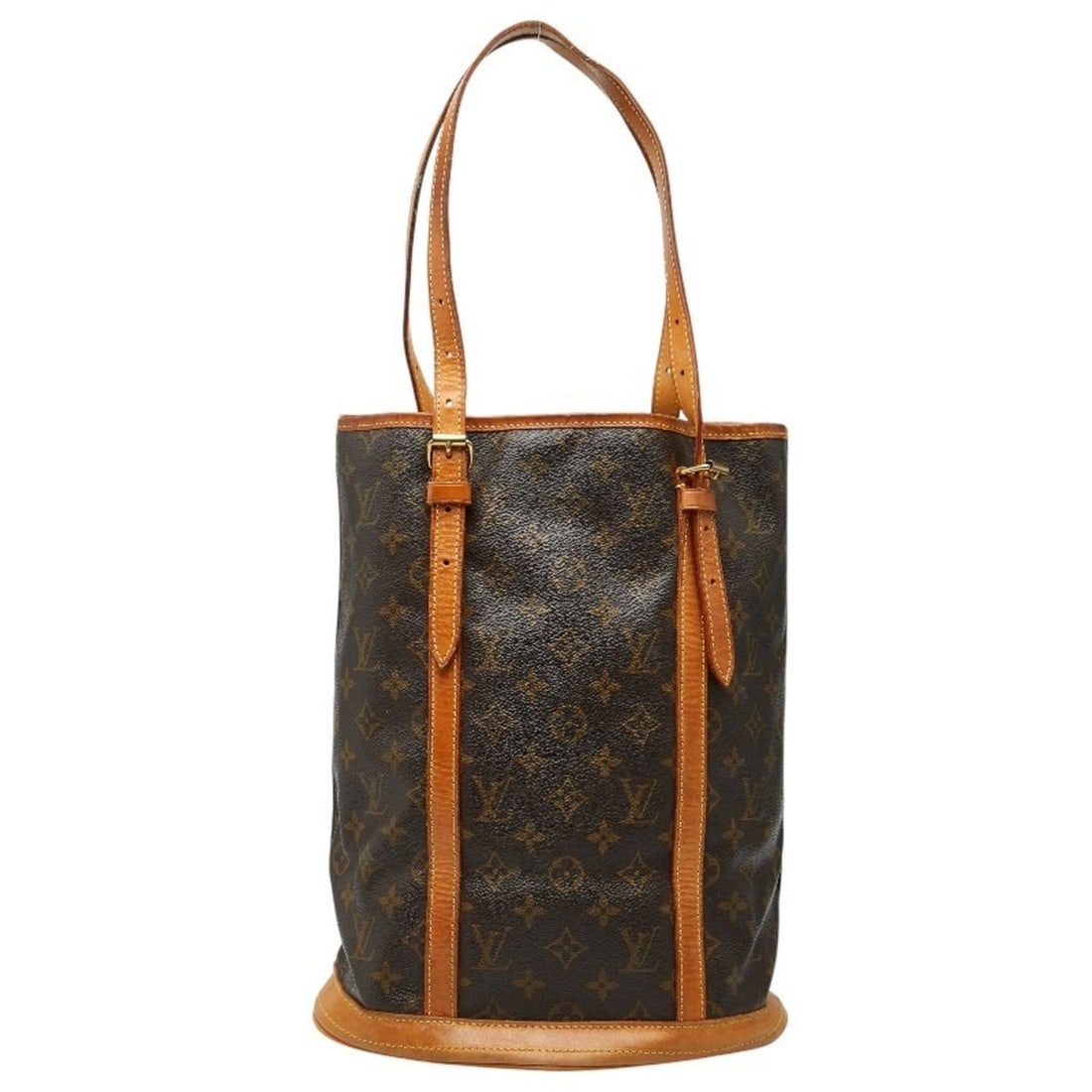 Louis Vuitton Monogram Bucket GM Tote Bag/Shoulder Bag/Bucket Bag M42236 Brown Leather Women's LOUIS: --- Catalog ---Category: SizeSize (HxWxD): 35cm x 27.5cm x 20cm / 13.77'' x 10.82'' x 7.87''Category: DesignType: Shoulder bag, Tote bagColor: BrownGender: WomenMaterial: PVC , Leather Category: Gener