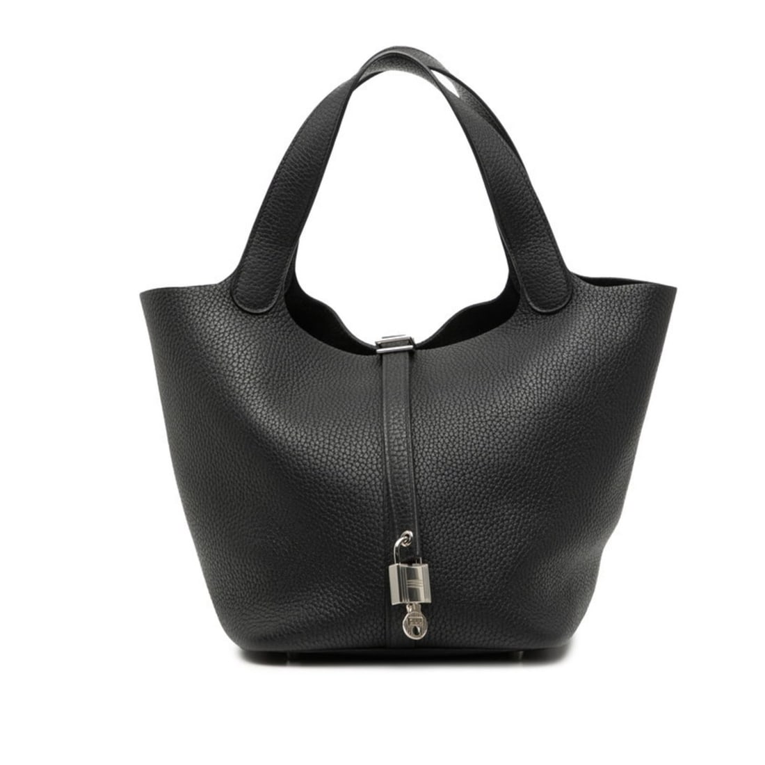 Hermès Picotin Lock MM Handbag in Black with Silver Togo Hardware, Women's HERMES (1 of 17)