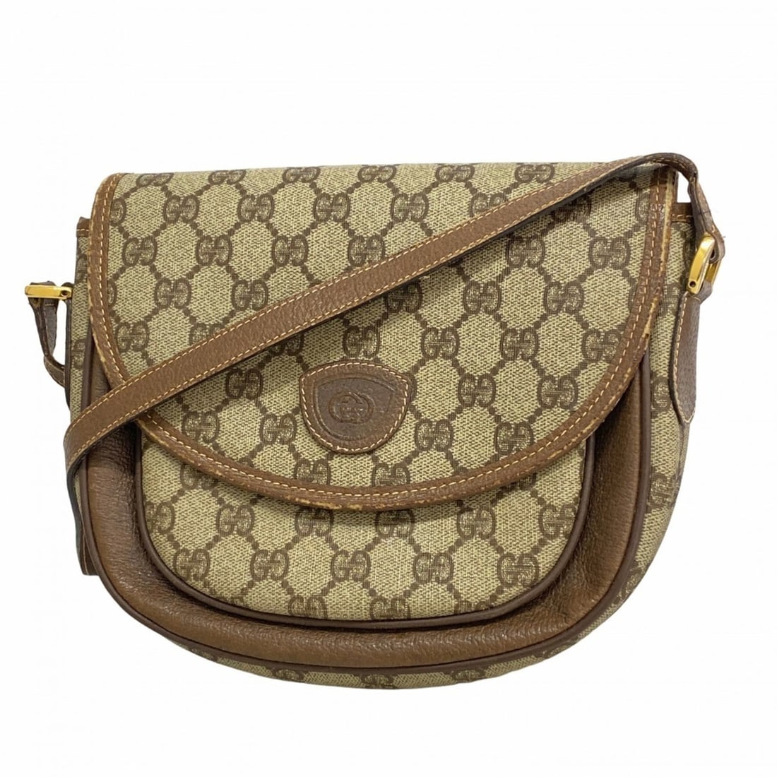 Gucci GG Supreme Shoulder Bag 001 68 6861 Brown Women's P2261761 (1 of 14)