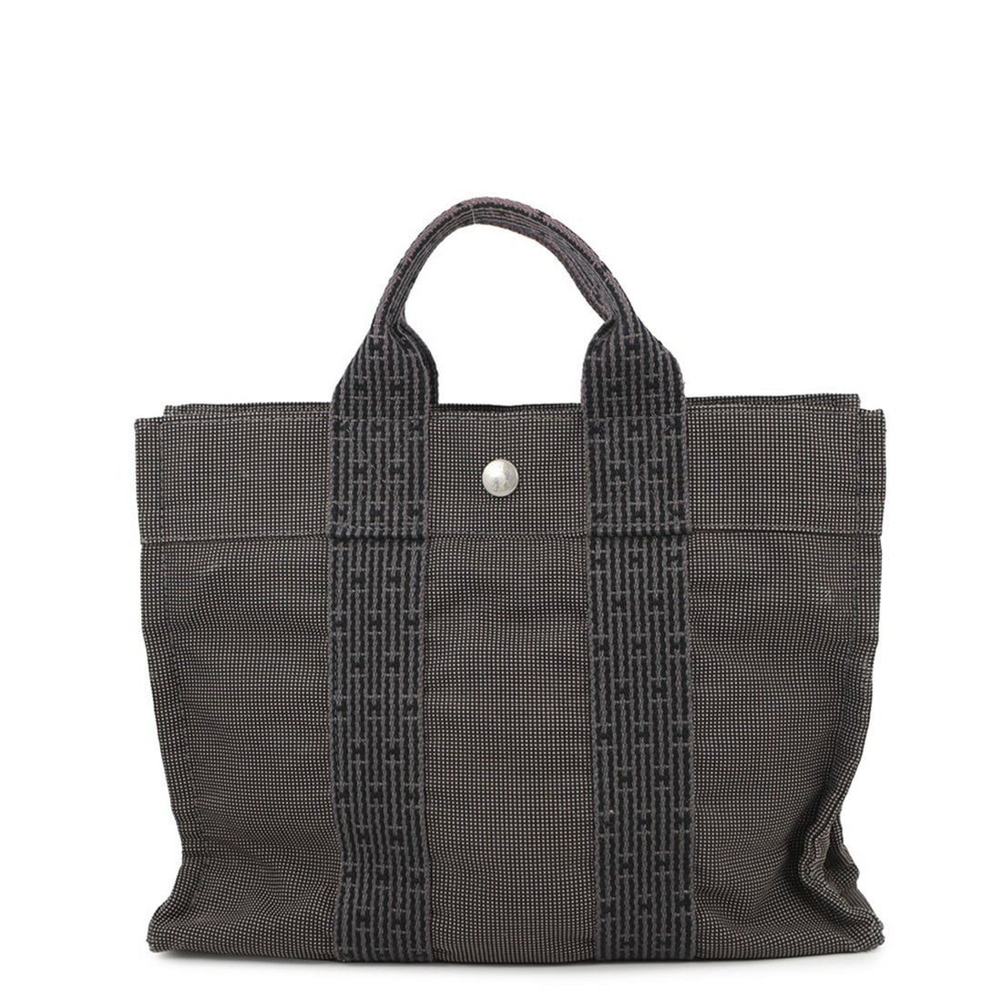 Hermes Air Line Tote PM Bag HERMES Handbag: --- Catalog ---Category: SizeSize (HxWxD): 23cm x 30cm x 8cm / 9.05'' x 11.81'' x 3.14''Category: DesignType: Handbag, Tote bagColor: GrayGender: WomenMaterial: Canvas Category: GeneralBrand: