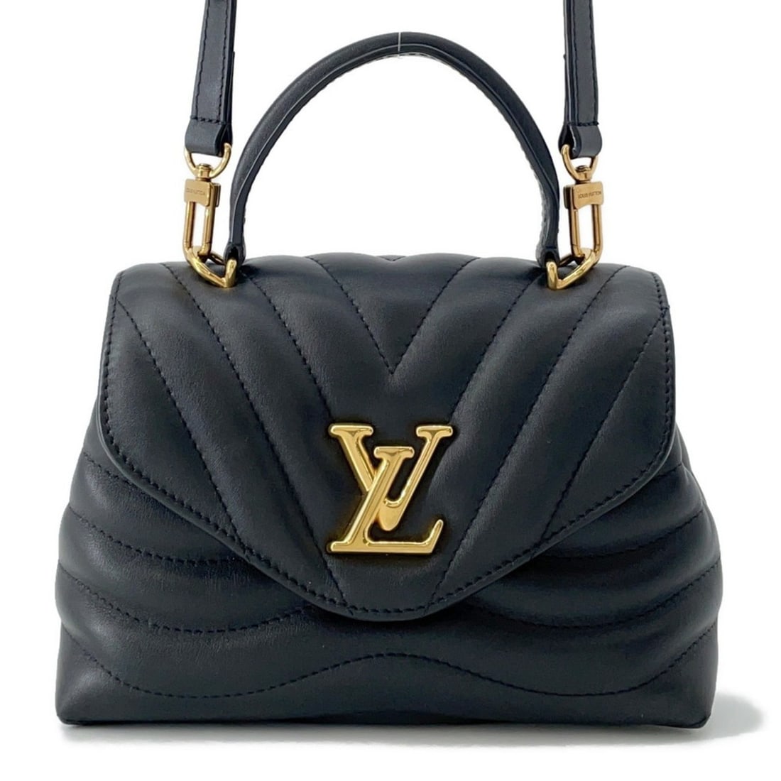 Louis Vuitton Calfskin Hold Me Handbag M21720 LOUIS VUITTON 2-Way Shoulder Bag Black: --- Catalog ---Category: SizeSize (HxWxD): 16cm x 23cm x 8.5cm / 6.29'' x 9.05'' x 3.34''Category: DesignType: Handbag, Shoulder bagColor: Black, NoirGender: WomenMaterial: Exotic leather Category: