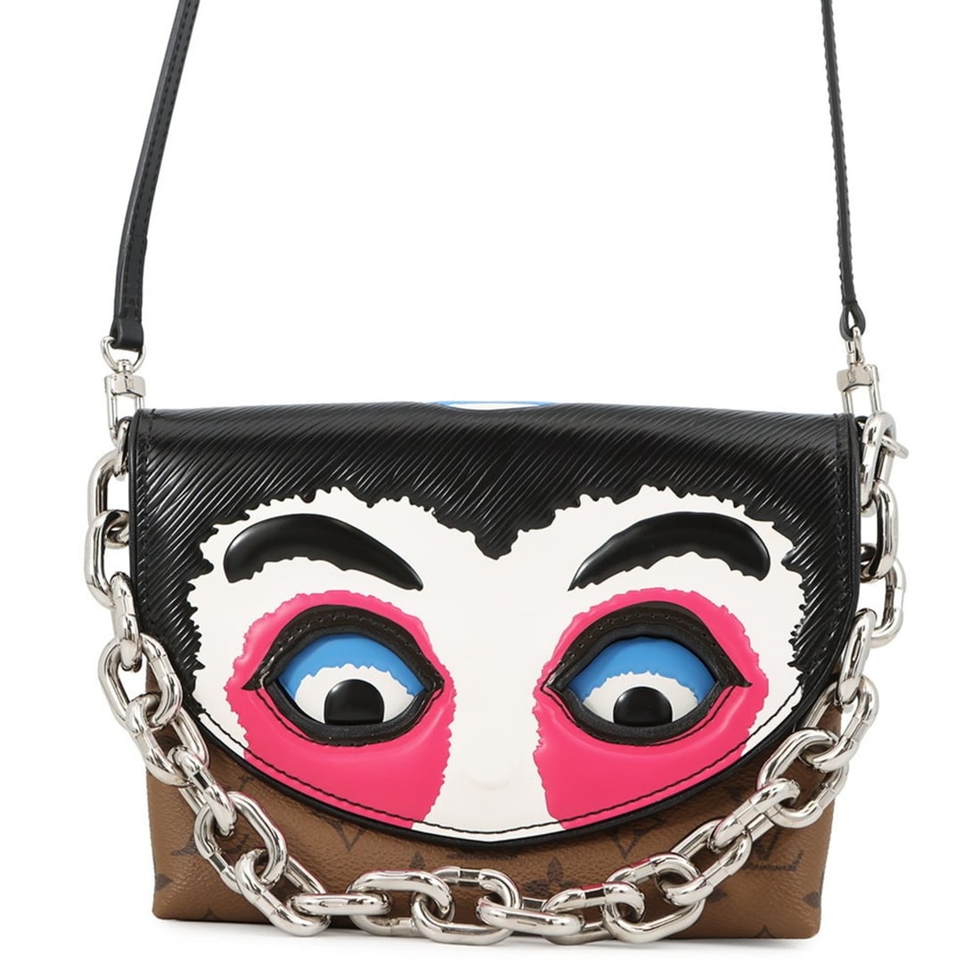 Louis Vuitton Monogram Reverse Shoulder Bag/Epi Leather Pochette Kabuki Mask M43495 Kansai Yamamoto (1 of 16)