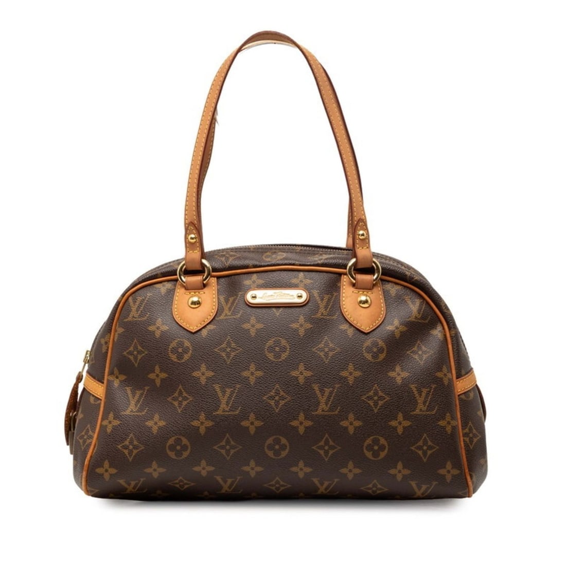 Louis Vuitton Monogram Montorgueil PM Handbag M95565 Brown Leather Women's LOUIS VUITTON (1 of 13)