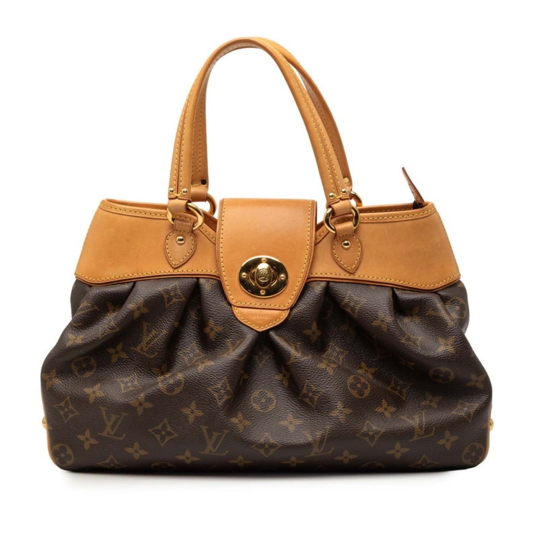 Louis Vuitton Monogram Boëtie PM Tote Bag M45715 Brown Leather Women's LOUIS VUITTON: --- Catalog ---Category: SizeSize (HxWxD): 24.5cm x 33cm x 10.5cm / 9.64'' x 12.99'' x 4.13''Category: DesignType: Tote bagColor: BrownGender: WomenMaterial: PVC , Leather Category: GeneralMPN: M45715