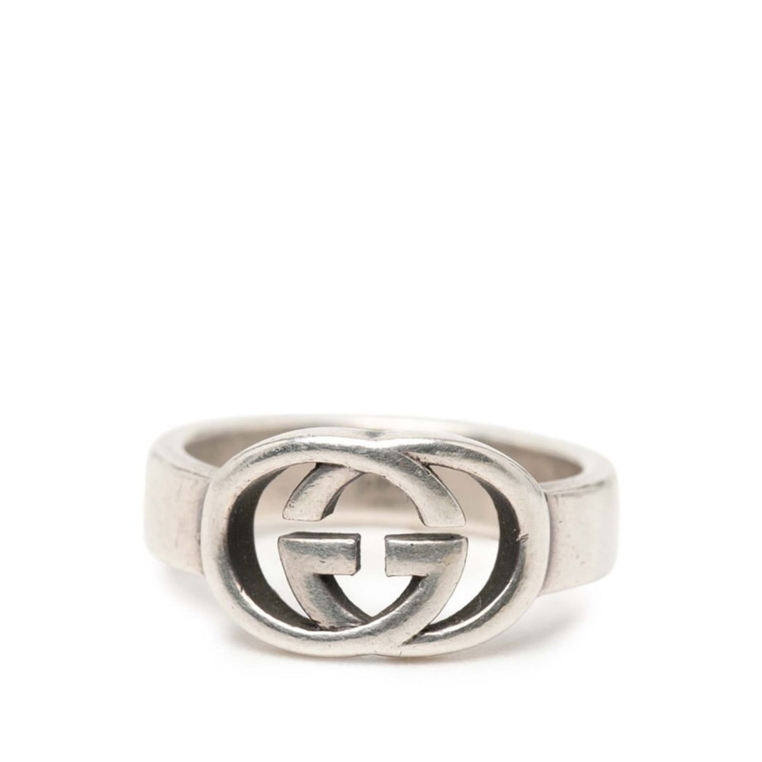 Gucci Interlocking G Ring #15 SV925 Silver Women's GUCCI: --- Catalog ---Category: SizeJP Size: 14.5US Size: 7Category: DesignType: Band ringGender: WomenMaterial: Silver 925Category: GeneralBrand: Gucci--- Item List ---Section: ConditionRanking: Rank AB Use