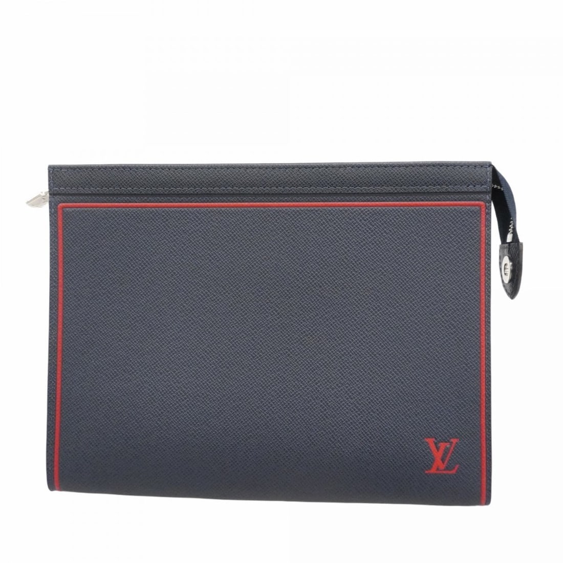 Louis Vuitton Taiga Pochette Voyage MM Clutch Bag M63394 Blue Marine Men's: --- Catalog ---Category: SizeSize (HxWxD): 20.5cm x 27cm x 6cm / 8.07'' x 10.62'' x 2.36''Category: DesignType: Clutch bagColor: Navy BlueGender: MenCategory: GeneralMPN: M63394Brand: Louis Vuitton---