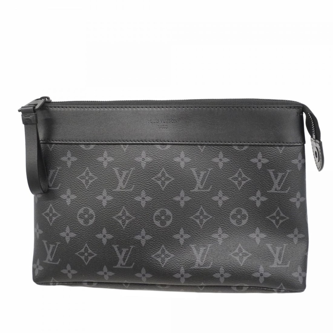 Louis Vuitton Monogram Eclipse Pochette Voyage Souple Clutch Bag M82543 Black Men's: --- Catalog ---Category: SizeSize (HxWxD): 19.5cm x 29.5cm x 7cm / 7.67'' x 11.61'' x 2.75''Category: DesignType: Clutch bagColor: BlackGender: MenCategory: GeneralMPN: M82543Brand: Louis Vuitton--- I