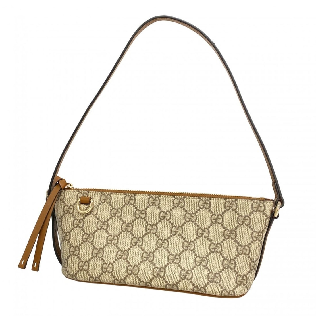 Gucci Shoulder Bag GG Emblem 847281 Brown Champagne Women's (1 of 12)