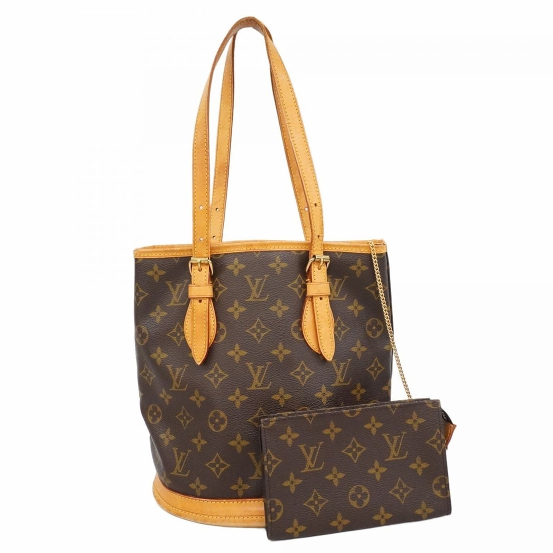 Louis Vuitton Monogram Bucket PM Tote Bag M42238 Brown Women's (1 of 20)