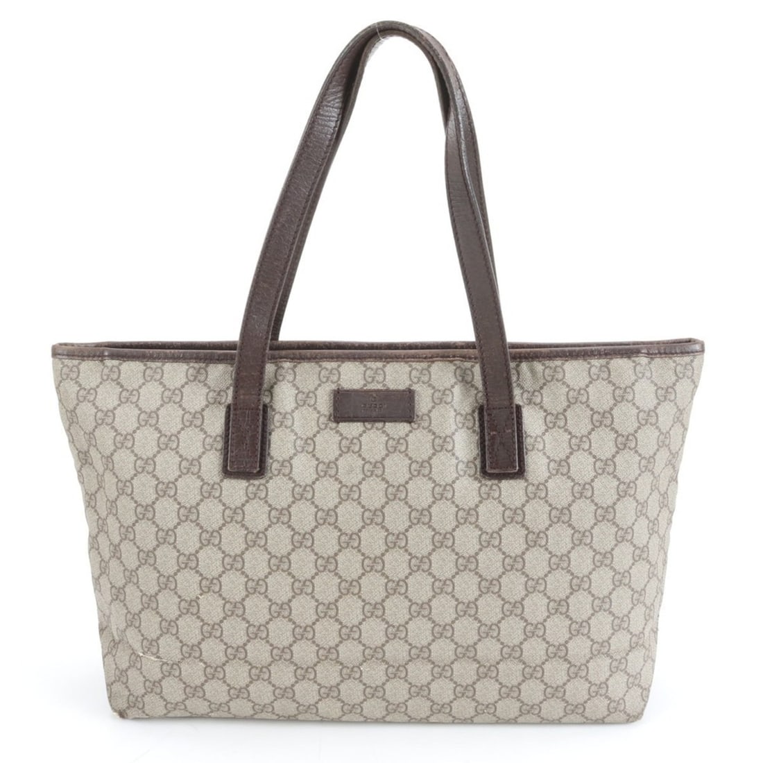 Gucci GG Supreme 181084 Leather Tote Bag Shoulder Handbag Brown Women's: --- Catalog ---Category: SizeSize (HxWxD): 26cm x 38cm x 12cm / 10.23'' x 14.96'' x 4.72''Strap Length: 55cm / 21.65''Category: DesignType: Handbag, Shoulder bag, Tote bagColor: BrownGender: WomenMate