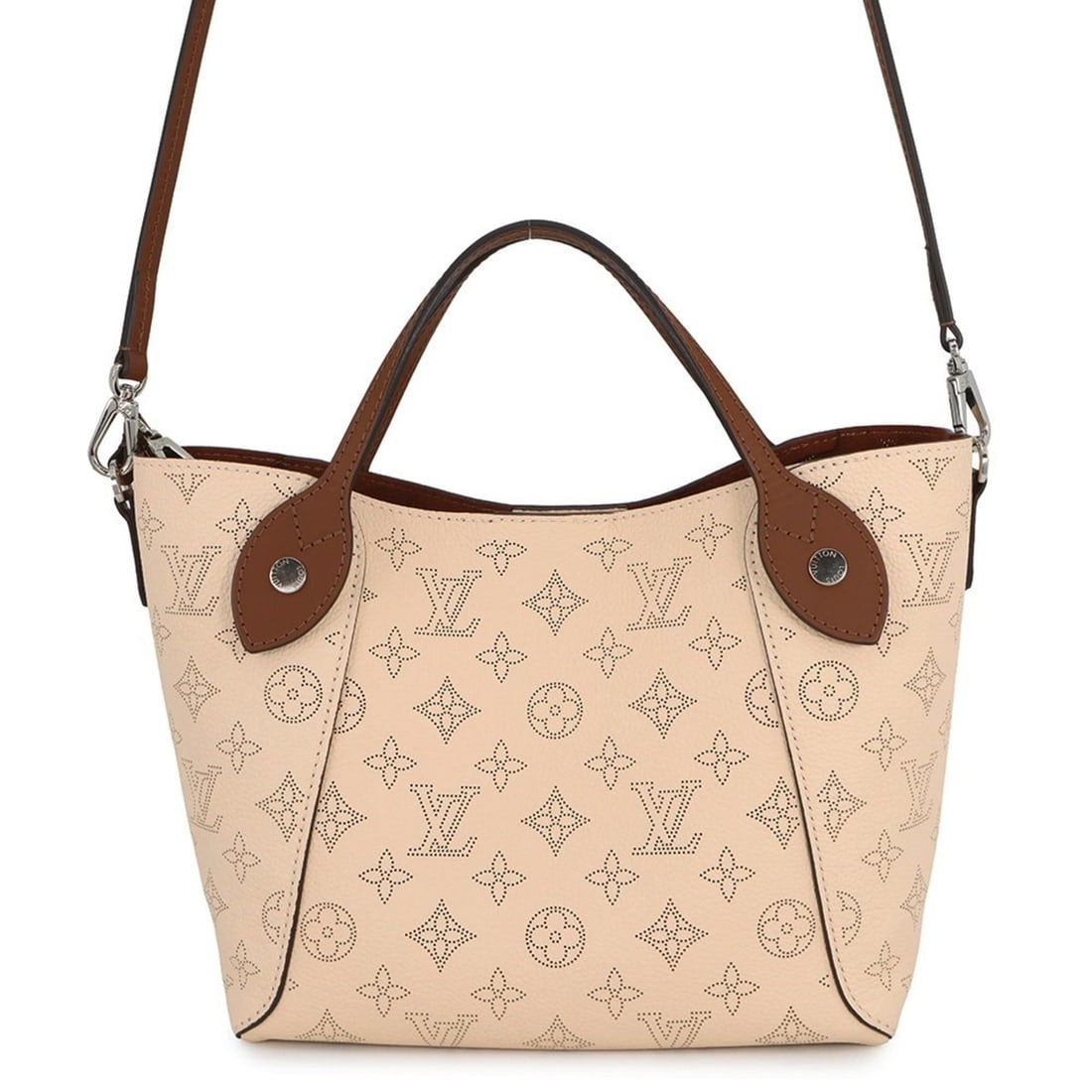Louis Vuitton Monogram Mahina PM Handbag M51950 LOUIS VUITTON 2-way Shoulder Bag: --- Catalog ---Category: SizeSize (HxWxD): 19cm x 15cm x 13cm / 7.48'' x 5.9'' x 5.11''Category: DesignType: Handbag, Pouch, Shoulder bagColor: MonogramGender: WomenMaterial: Monogram Category: Genera