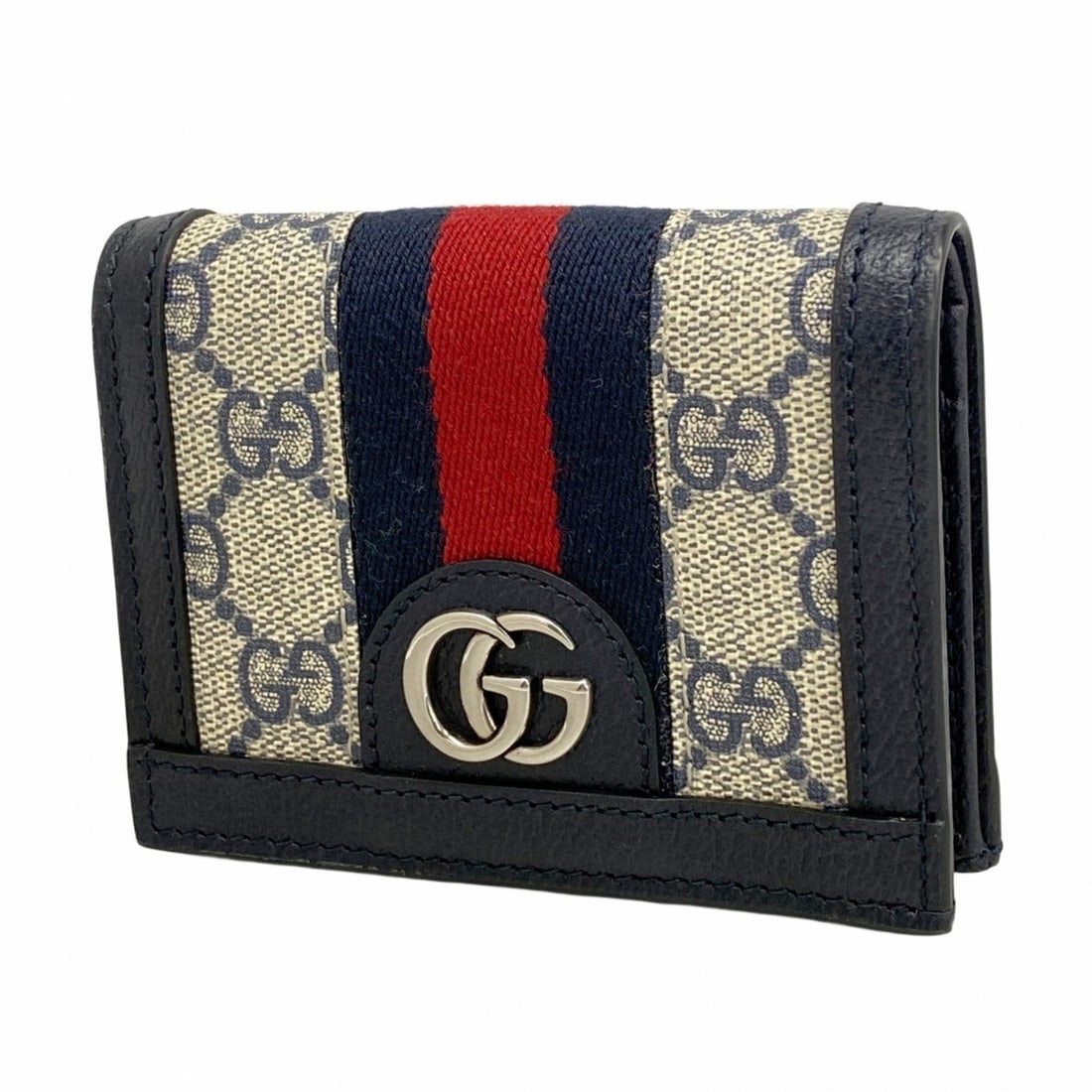 Gucci Ophidia wallet 523155 navy women's (1 of 10)