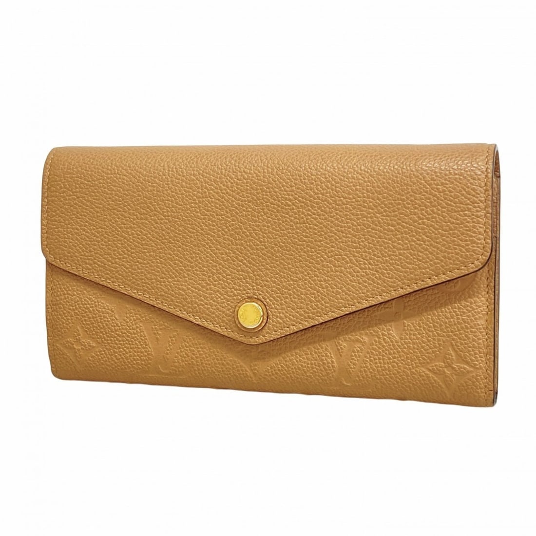Louis Vuitton Monogram Empreinte Portefeuille Sarah M68708 Tourterelle Long Wallet for Women (1 of 13)