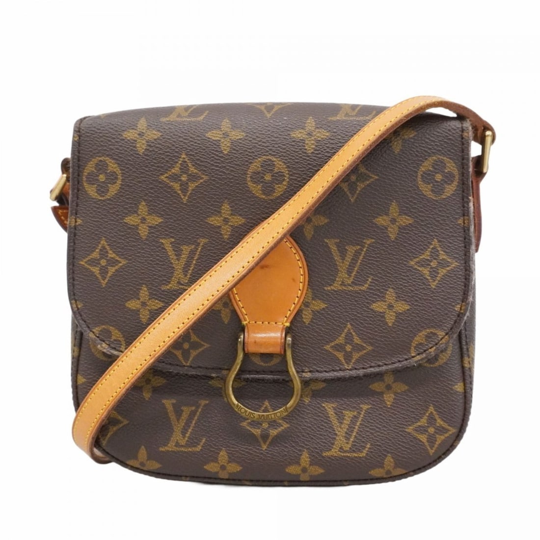 Louis Vuitton Monogram Saint-Cloud MM Shoulder Bag M51243 Brown Women's (1 of 16)