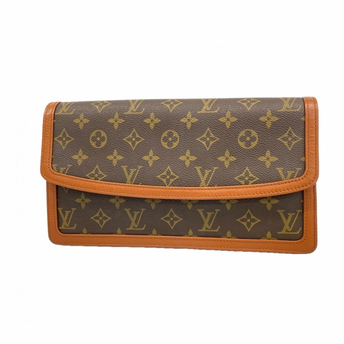 Louis Vuitton Monogram Pochette Dame GM Clutch Bag M51810 Brown Men's/Women's (1 of 15)