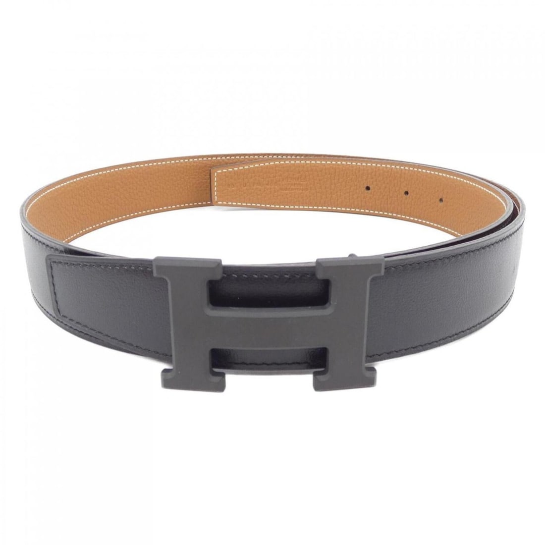 Hermes HERMES H 32mm reversible belt: --- Catalog ---Category: SizeLength: 86.5cm - 91.5cm / 34.05'' - 36.02''Category: DesignType: Standard beltColor: Black, BrownGender: MenCategory: GeneralBrand: Hermes--- Item List ---Section: Conditi
