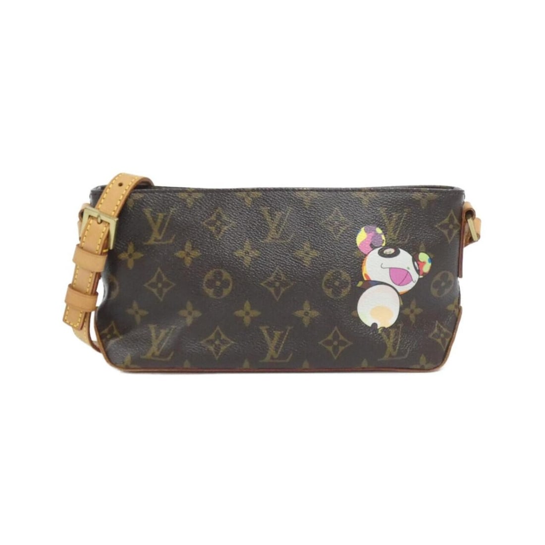 Louis Vuitton Monogram Panda Trotter Shoulder Bag M51241: --- Catalog ---Category: SizeSize (HxWxD): 13cm x 25cm x 8cm / 5.11'' x 9.84'' x 3.14''Category: DesignType: Shoulder bagColor: MarronGender: WomenMaterial: Coated canvas Hardware Color: