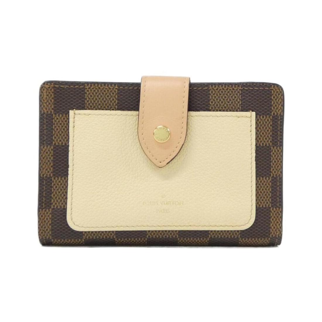 Louis Vuitton Damier Portefeuille Juliette N60380 Wallet: --- Catalog ---Category: SizeSize (HxWxD): 9cm x 13cm x 3cm / 3.54'' x 5.11'' x 1.18''Category: DesignType: Wallet (bi-fold)Color: Brown, CreamGender: WomenMaterial: Coated canvas Category:
