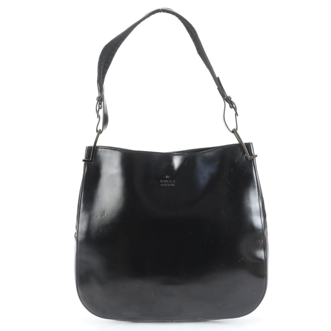 Gucci 001 3166 Leather Shoulder Bag/Handbag Black Women's (1 of 11)