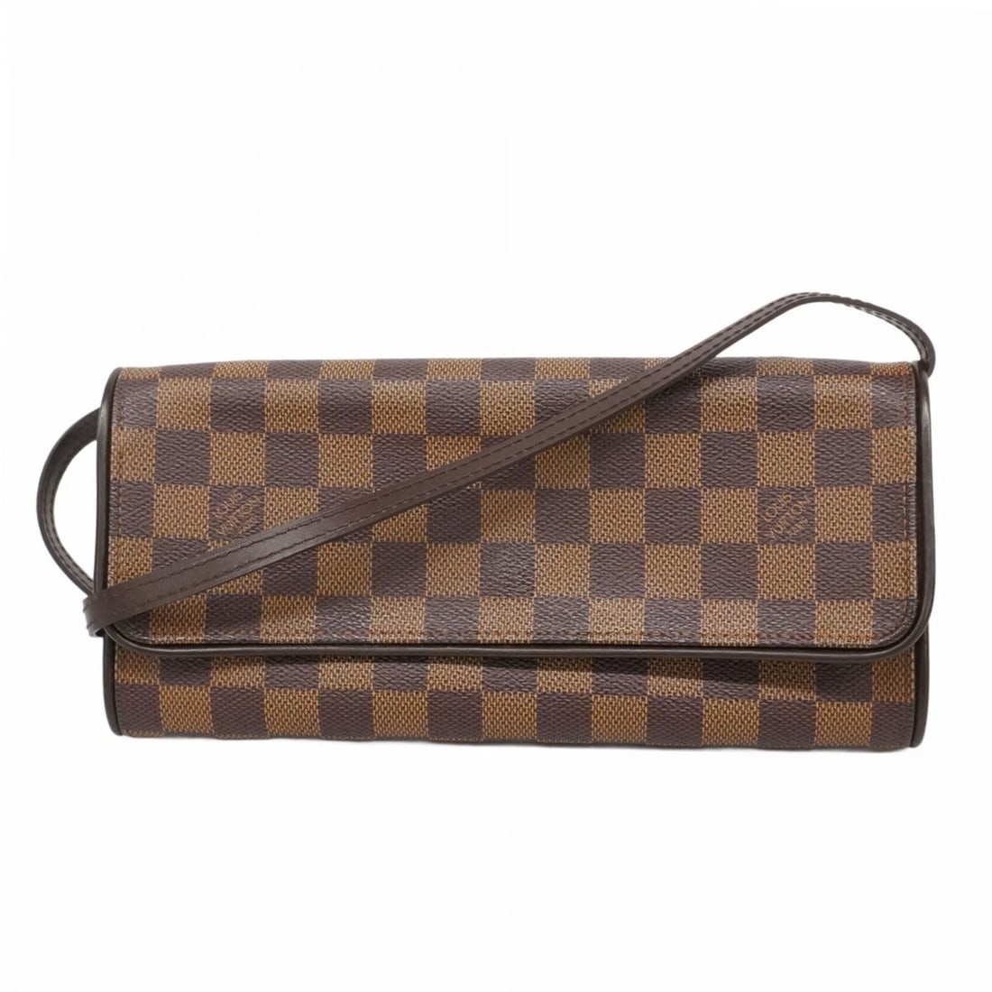 Louis Vuitton Damier Pochette Twin GM Shoulder Bag N51851 Ebene SPO Women's (1 of 11)