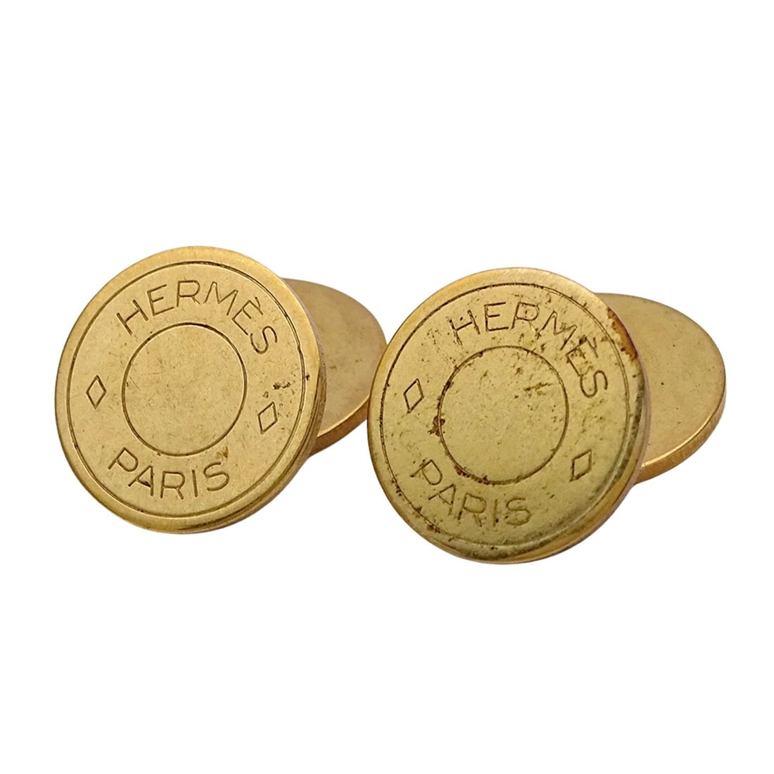 Hermes Hermès Serie Cufflinks for Men, Gold (1 of 11)