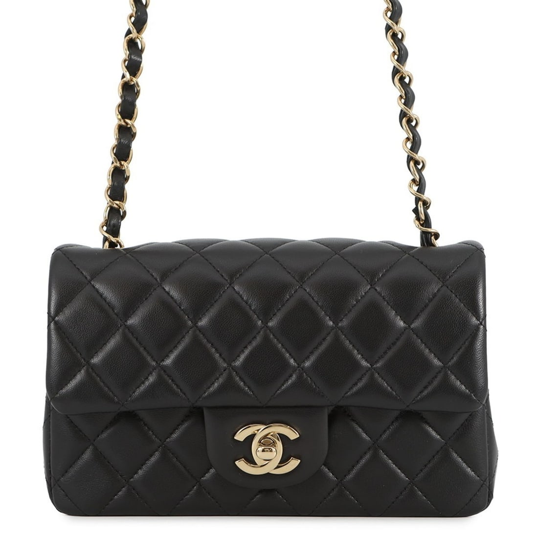 Chanel Chain Shoulder Bag Mini Matelasse 20 Coco Mark Lambskin A69900 CHANEL Black: --- Catalog ---Category: SizeSize (HxWxD): 12cm x 20cm x 6.5cm / 4.72'' x 7.87'' x 2.55''Category: DesignType: Shoulder bagColor: BlackGender: WomenMaterial: Leather Category: GeneralBrand: ChanelCoun