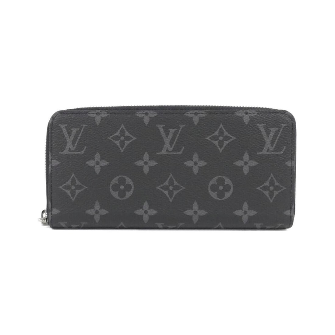 Louis Vuitton Monogram Eclipse Zippy Wallet Horizontal M11611: --- Catalog ---Category: SizeSize (HxWxD): 10cm x 20cm x 2cm / 3.93'' x 7.87'' x 0.78''Category: DesignType: Long wallet (bi-fold)Color: BlackGender: Men,WomenMaterial: Coated canvas Category: