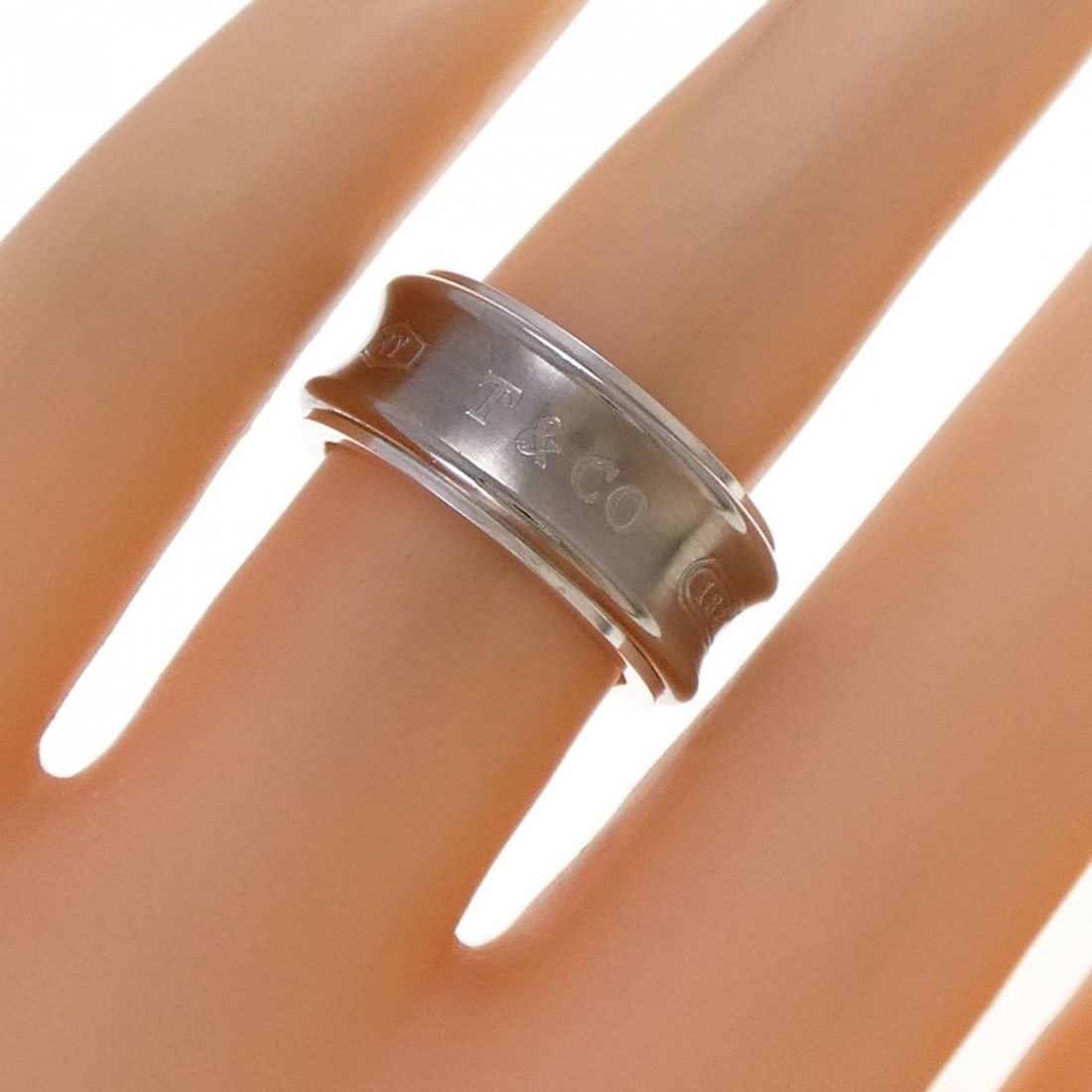 Tiffany 1837 Galaxy Gray Titanium Ring - 5