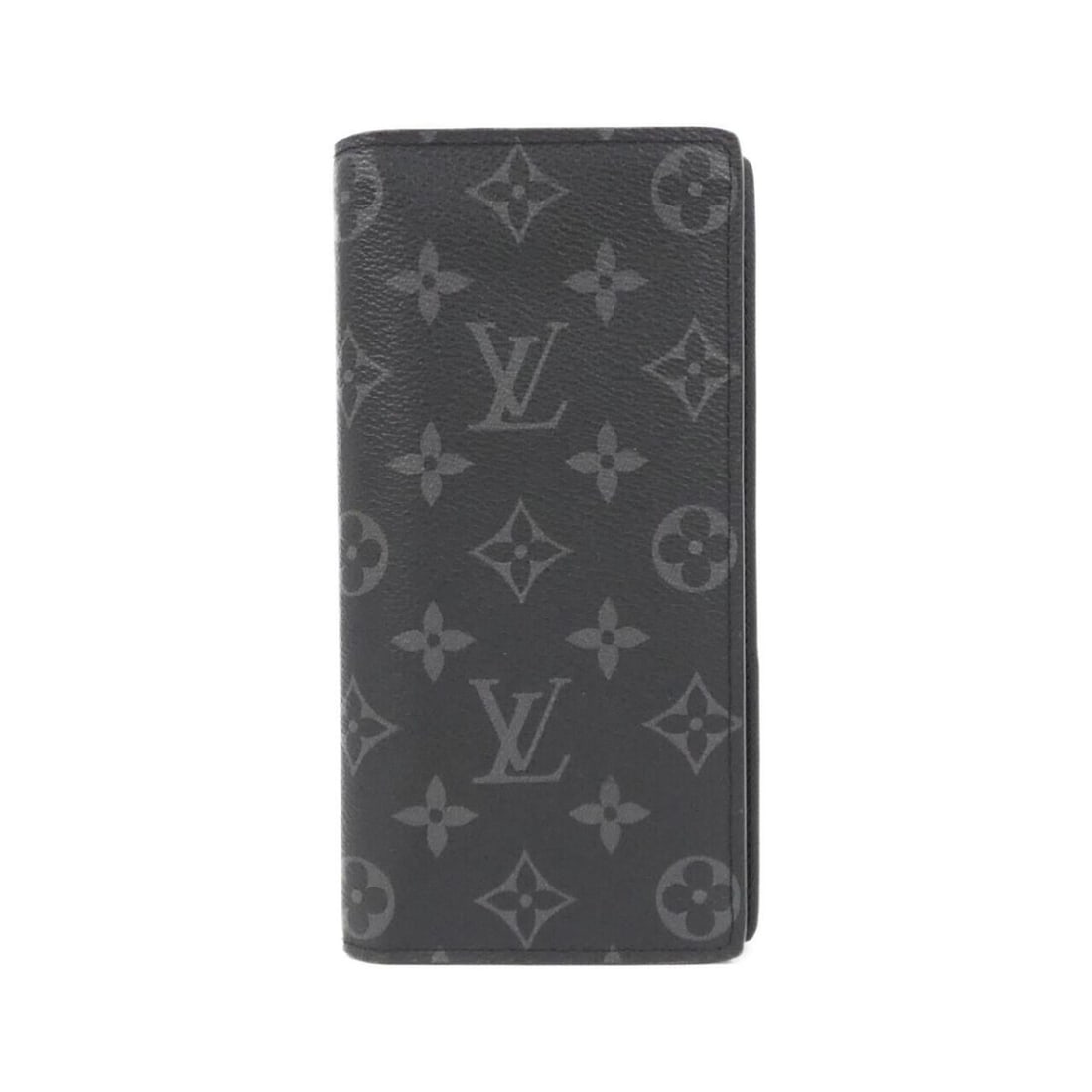 Louis Vuitton Monogram Eclipse Portefeuille Brazza M61697 Wallet: --- Catalog ---Category: SizeSize (HxWxD): 19cm x 10cm x 2cm / 7.48'' x 3.93'' x 0.78''Category: DesignType: Long wallet (bi-fold)Color: BlackGender: MenMaterial: Coated canvas Category: GeneralMPN: