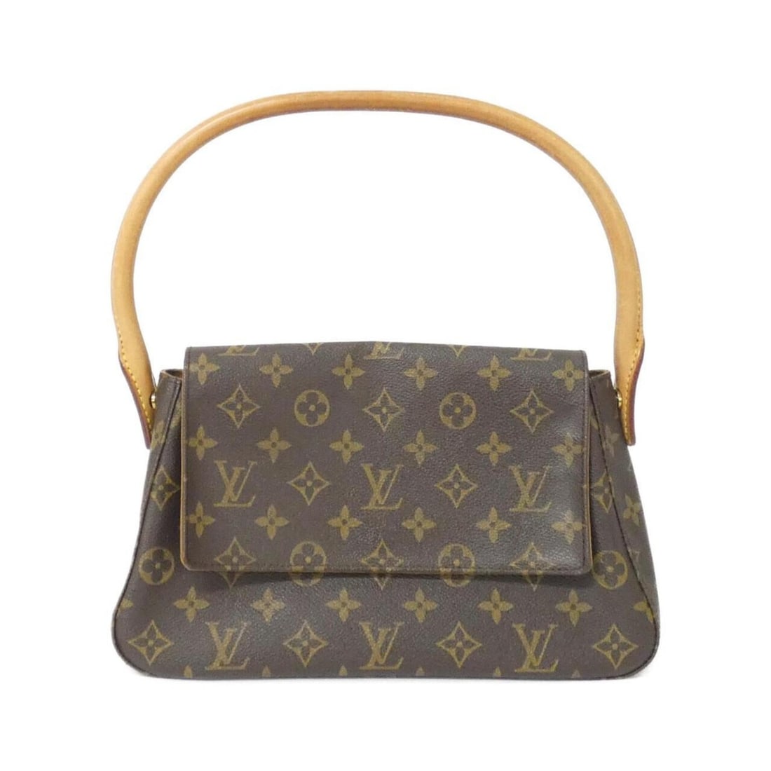 Louis Vuitton Monogram Mini Looping Shoulder Bag M51147: --- Catalog ---Category: SizeSize (HxWxD): 17cm x 28cm x 9cm / 6.69'' x 11.02'' x 3.54''Category: DesignType: Shoulder bagColor: MarronGender: WomenMaterial: Coated canvas Hardware Color: