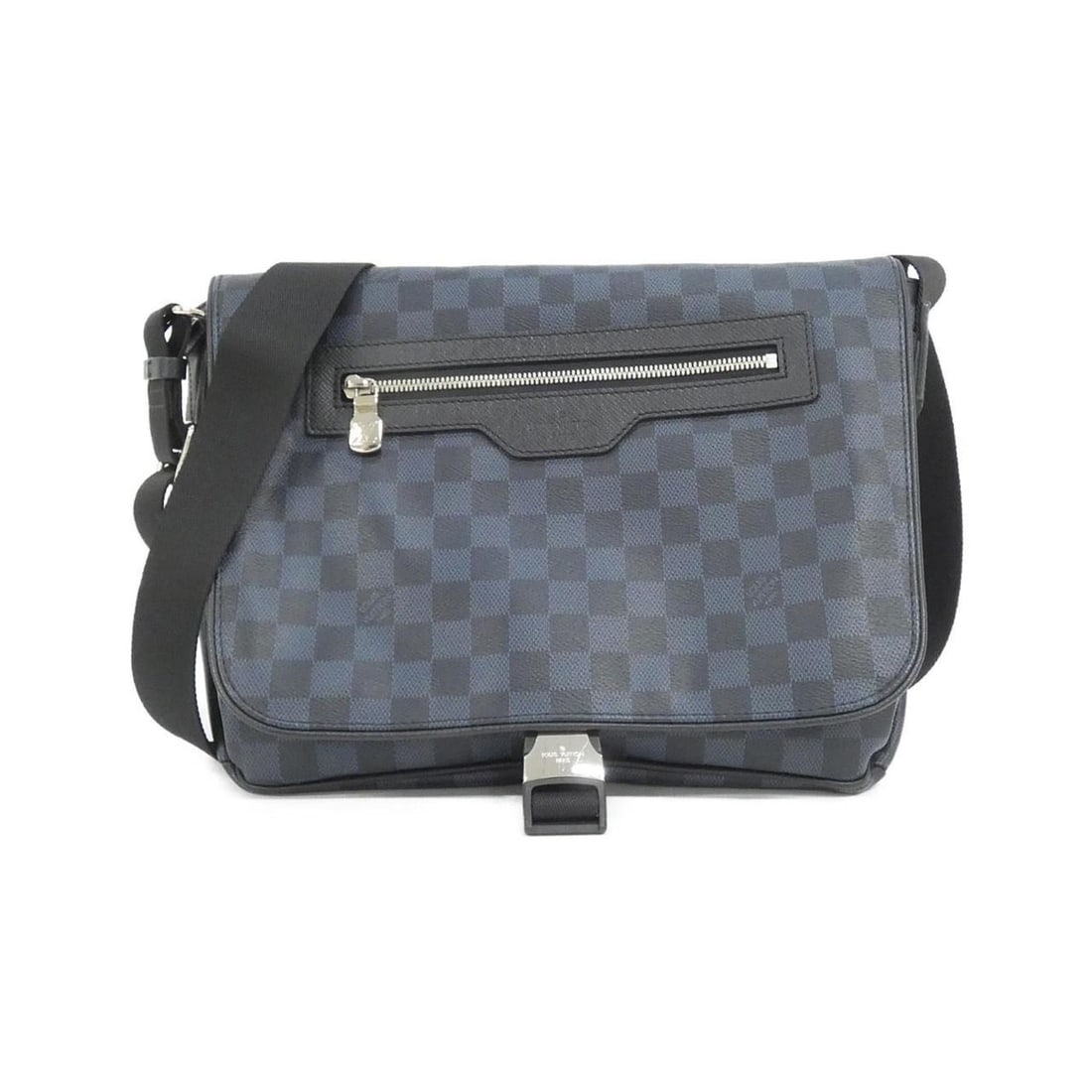 Louis Vuitton Damier Cobalt Matchpoint Messenger Shoulder Bag N40010: --- Catalog ---Category: SizeSize (HxWxD): 20cm x 29cm x 10cm / 7.87'' x 11.41'' x 3.93''Category: DesignType: Shoulder bagColor: Black, CobaltGender: Men,WomenMaterial: Coated canvas Hardware Color: