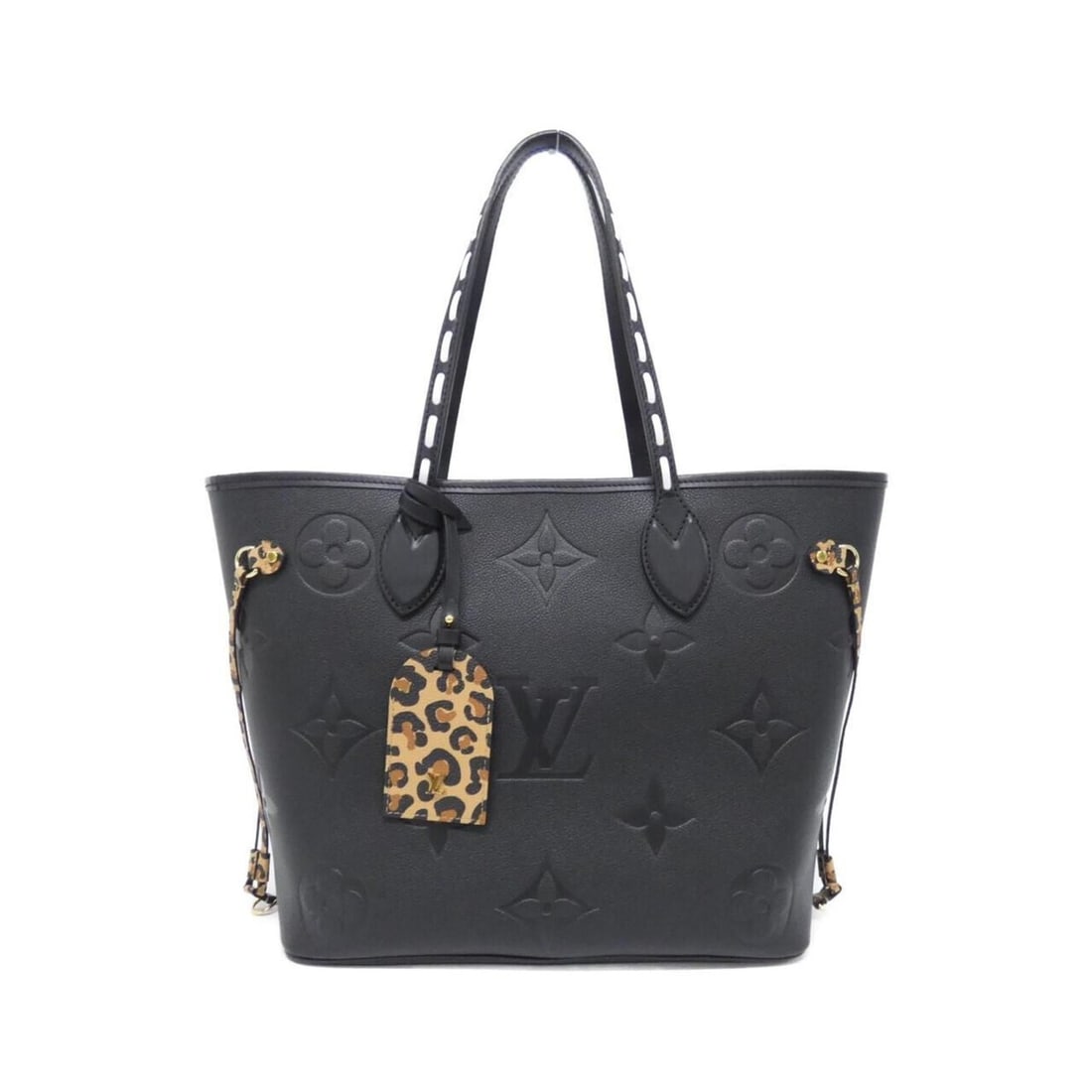 Louis Vuitton Monogram Empreinte (Wild at Neverfull MM M45856 Handbag: --- Catalog ---Category: SizeSize (HxWxD): 29cm x 44cm x 15cm / 11.41'' x 17.32'' x 5.9''Category: DesignType: Handbag, PouchColor: BlackGender: Women,MenMaterial: Leather Hardware Color: GoldLeather/