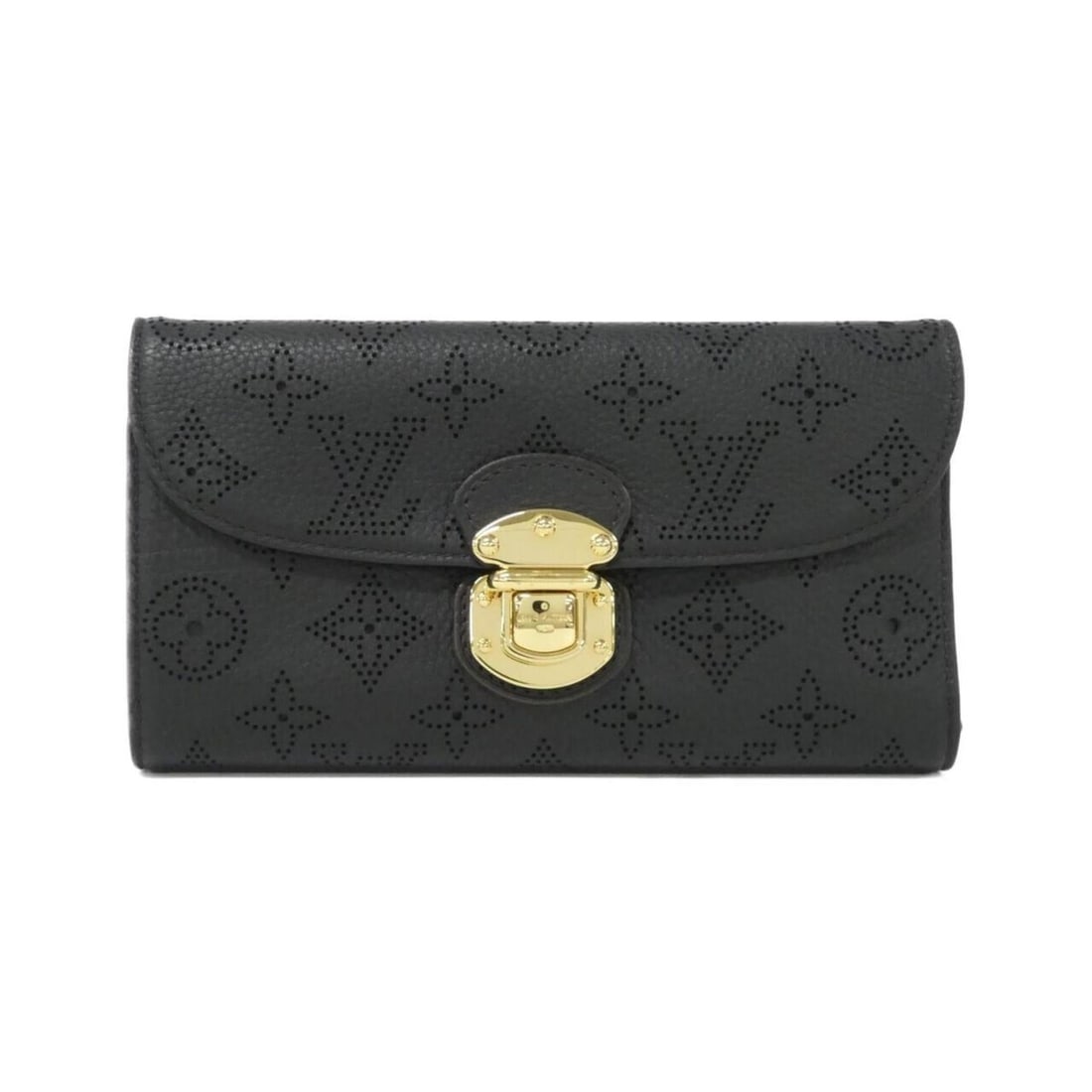 Louis Vuitton Mahina Portefeuille Amelia M95549 Wallet: --- Catalog ---Category: SizeSize (HxWxD): 11cm x 19cm x 2cm / 4.33'' x 7.48'' x 0.78''Category: DesignType: Long wallet (tri-fold)Color: BlackGender: WomenMaterial: Leather Leather/Fur Type: Calf