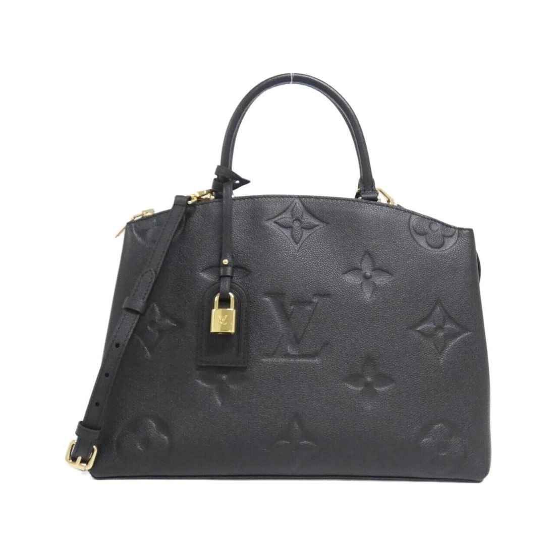 Louis Vuitton Monogram Empreinte Grand Palais MM M45811 Handbag: --- Catalog ---Category: SizeSize (HxWxD): 26cm x 34cm x 16cm / 10.23'' x 13.38'' x 6.29''Category: DesignType: HandbagColor: BlackGender: Women,MenMaterial: Leather Hardware Color: GoldLeather/Fur
