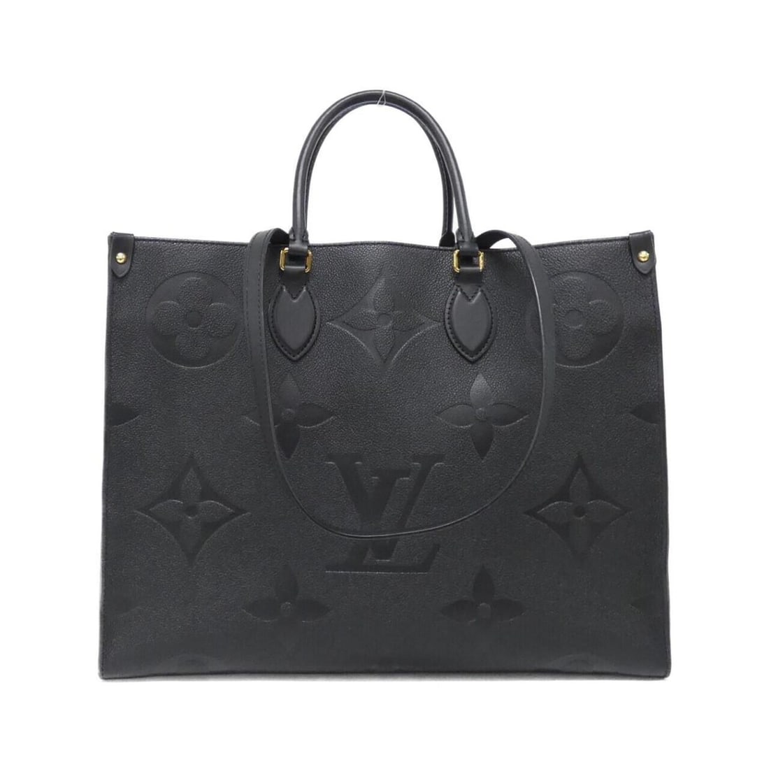 Louis Vuitton Monogram Empreinte On-the-Go GM M44925 Handbag: --- Catalog ---Category: SizeSize (HxWxD): 32cm x 41cm x 17cm / 12.59'' x 16.14'' x 6.69''Category: DesignType: HandbagColor: BlackGender: Men,WomenMaterial: Leather Hardware Color: GoldLeather/Fur