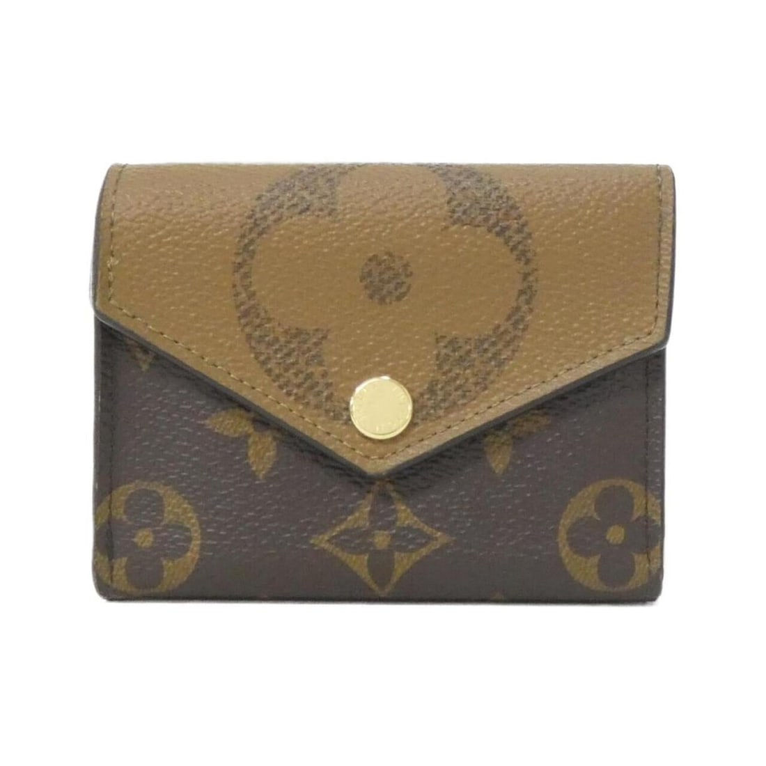 Louis Vuitton Monogram Giant Portefeuille Zoe M80725 Wallet: --- Catalog ---Category: SizeSize (HxWxD): 8cm x 10cm x 3cm / 3.14'' x 3.93'' x 1.18''Category: DesignType: Wallet (tri-fold)Color: MarronGender: Men,WomenMaterial: Coated canvas Category:
