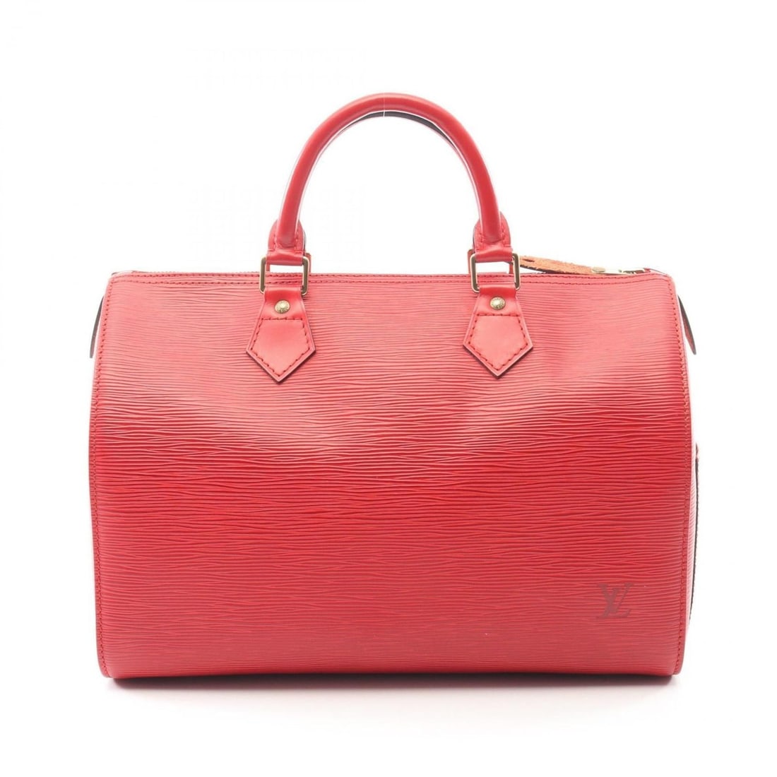 Louis Vuitton Speedy 30 Handbag, Epi Leather, Women's, Red, M43007 (1 of 11)
