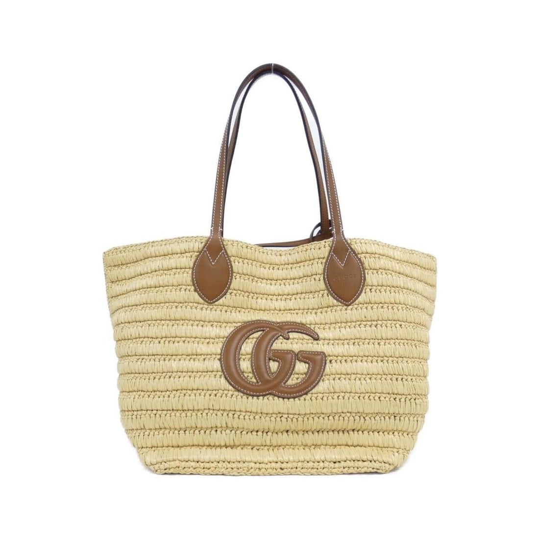 Gucci 836506 FAEQK handbag: --- Catalog ---Category: SizeSize (HxWxD): 29cm x 49cm x 27.5cm / 11.41'' x 19.29'' x 10.82''Category: DesignType: Handbag, PouchColor: BeigeGender: WomenMaterial: Raffia , Leather Category: