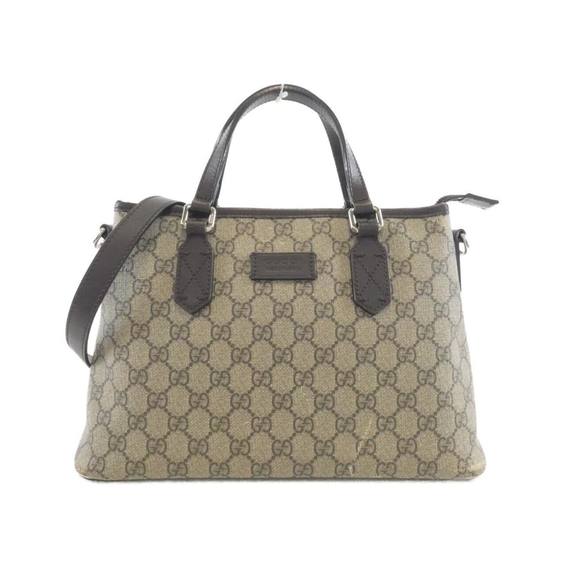 Gucci 429019 KGDHN handbag: --- Catalog ---Category: SizeSize (HxWxD): 21cm x 32cm x 11cm / 8.26'' x 12.59'' x 4.33''Category: DesignType: HandbagColor: Beige, BrownGender: WomenMaterial: GG Supreme Hardware Color: SilverCategor