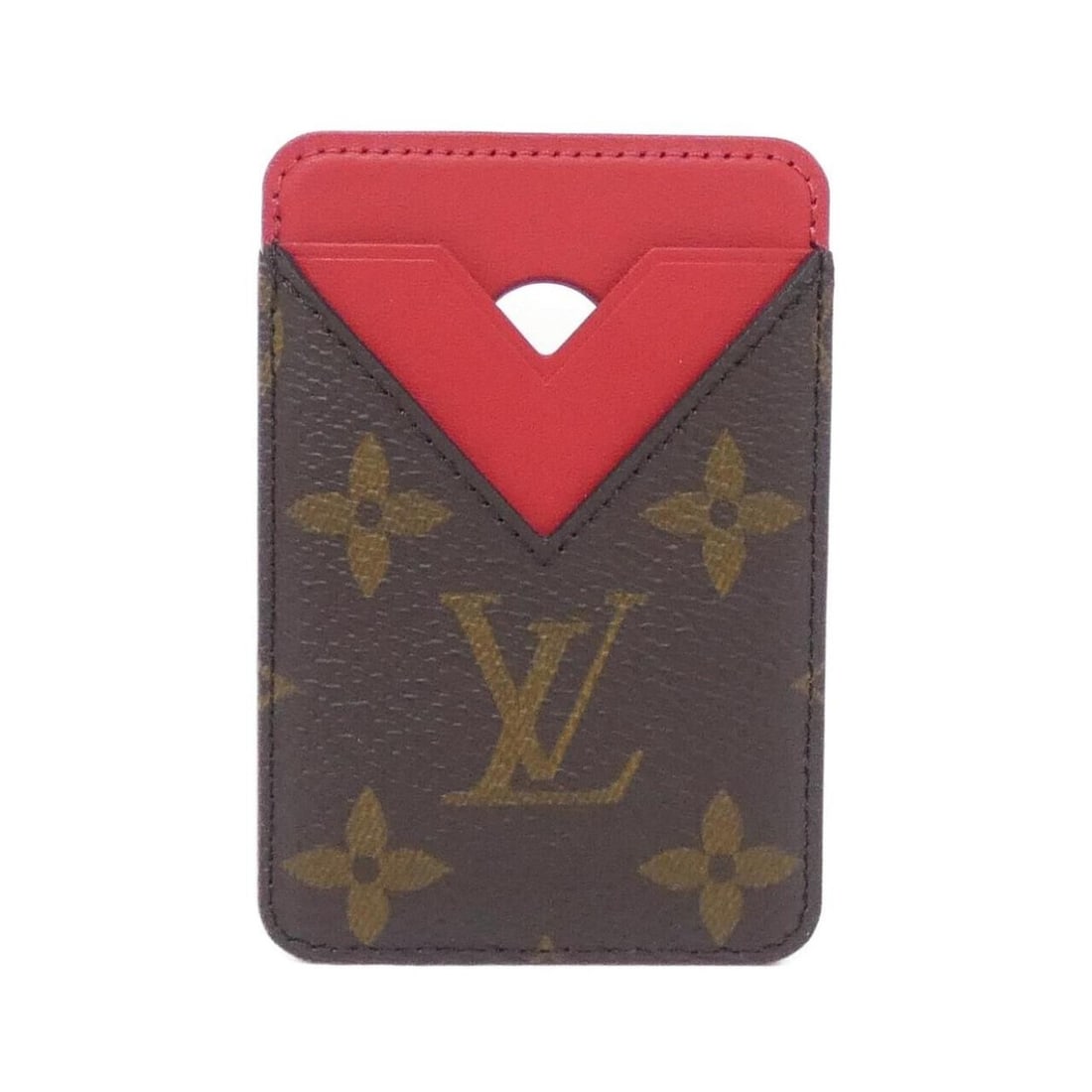 Louis Vuitton Monogram Porte Carte Magnet M12856 Business Card Holder/Card Case: --- Catalog ---Category: DesignType: Card caseColor: Marron, Red colorGender: Men,WomenMaterial: Coated canvas Category: GeneralMPN: M12856Brand: Louis VuittonCategory: Physical PropertiesSize