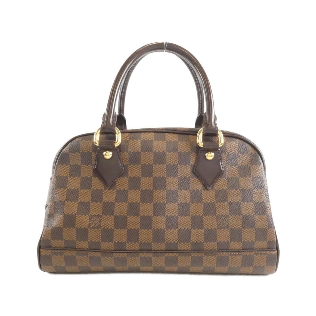 Louis Vuitton Damier Duomo N60008 Handbag: --- Catalog ---Category: SizeSize (HxWxD): 21cm x 32cm x 16cm / 8.26'' x 12.59'' x 6.29''Category: DesignType: HandbagColor: EbeneGender: WomenMaterial: Coated canvas Hardware Color: GoldCategory: