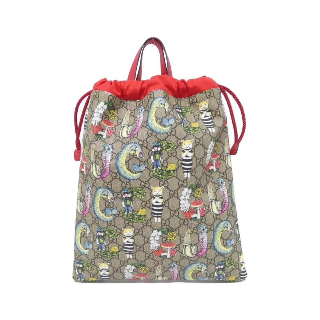 Gucci CHILDRENS 550775 HZKAN Backpack: --- Catalog ---Category: SizeSize (HxWxD): 39cm x 33cm x 3cm / 15.35'' x 12.99'' x 1.18''Category: DesignType: BackpackColor: Beige, Red colorGender: Men,WomenMaterial: GG Supreme Category: