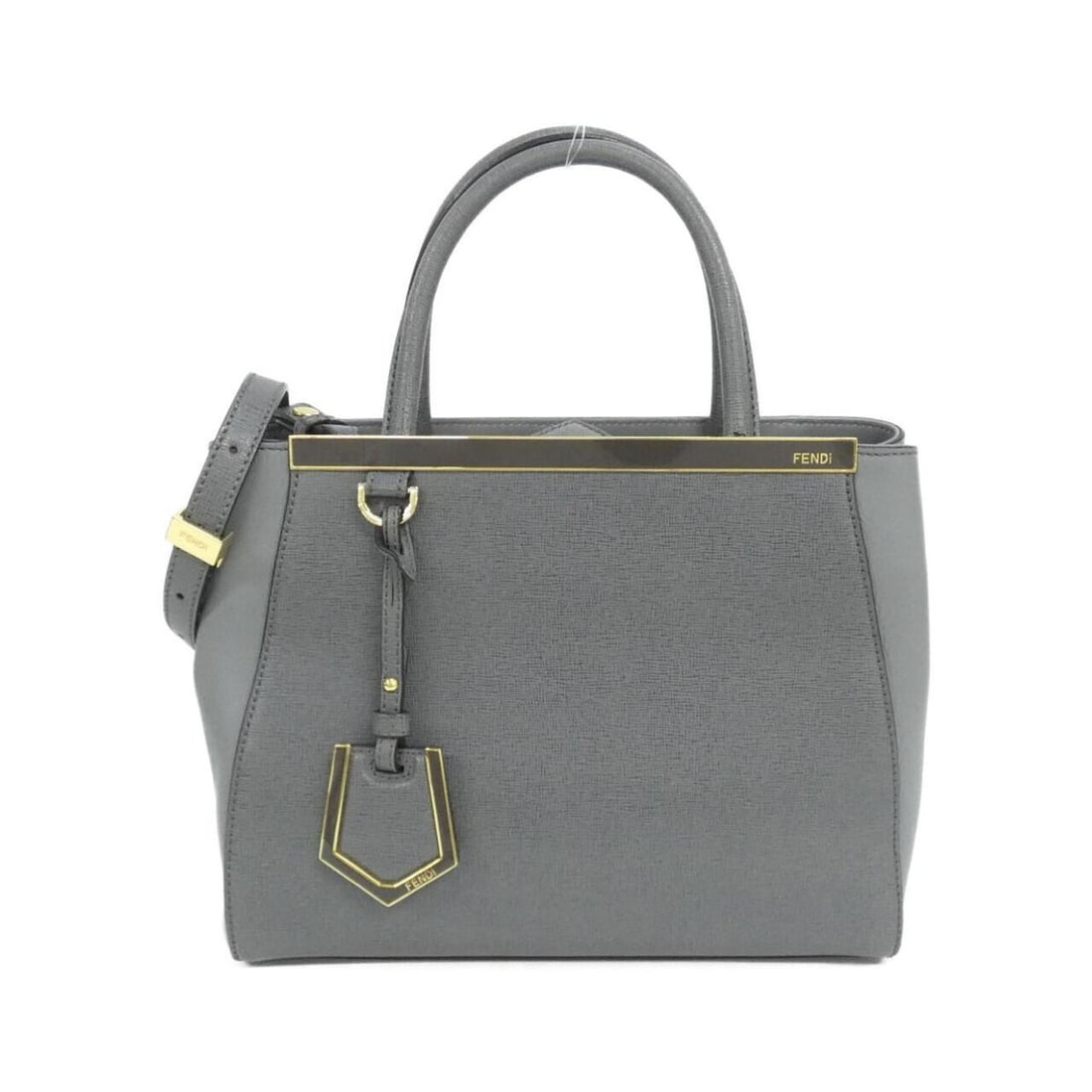 Fendi Petit Toujours 8BH253 D7E Handbag: --- Catalog ---Category: SizeSize (HxWxD): 20cm x 26cm x 13cm / 7.87'' x 10.23'' x 5.11''Category: DesignType: HandbagColor: GrayGender: WomenMaterial: Leather Hardware Color: GoldLeather/Fur Type: