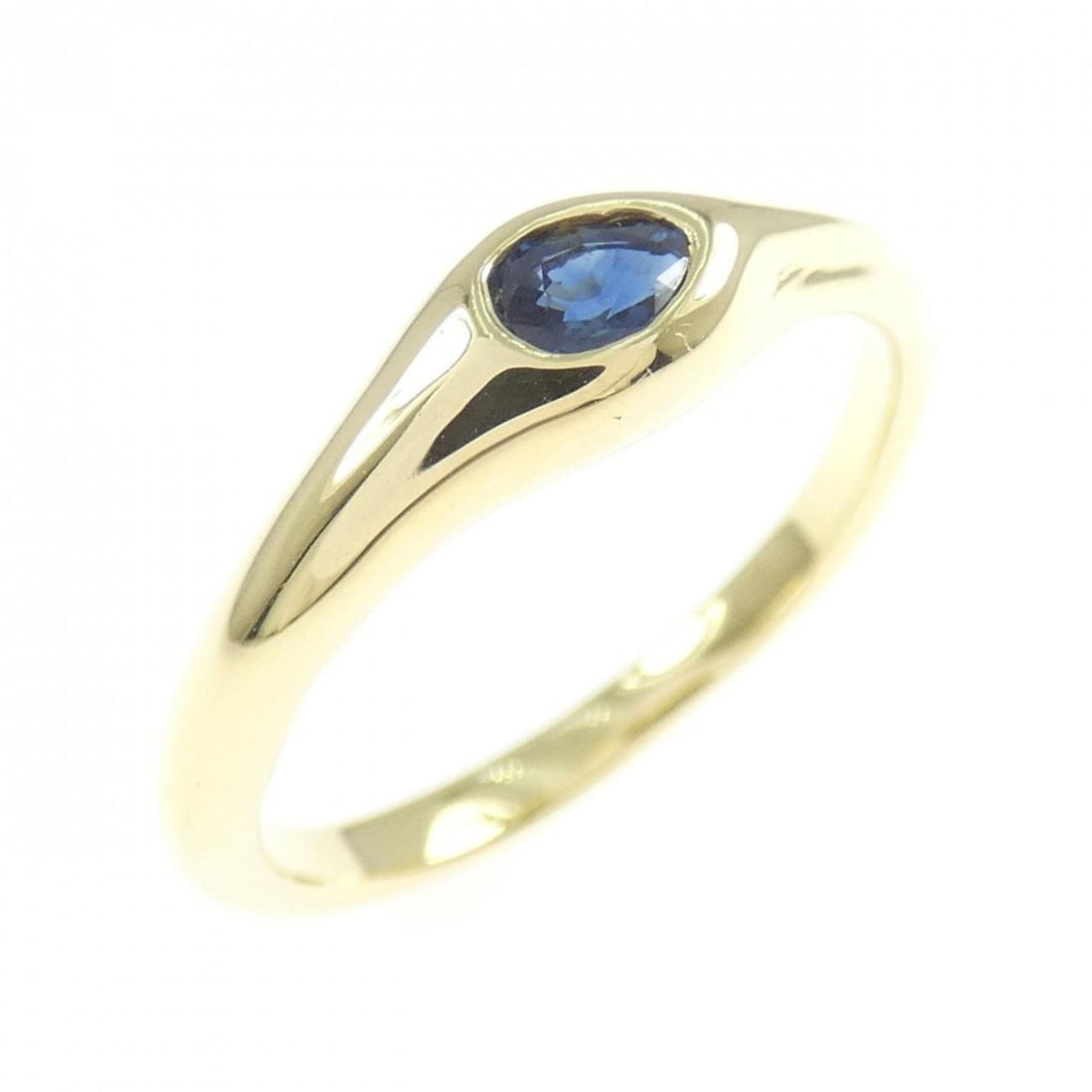 Tiffany Sapphire Ring: --- Catalog ---Category: SizeJP Size: 10.5US Size: 5.5Category: DesignType: Band ringStone: SapphireGender: WomenMaterial: Yellow gold (18K)Category: GeneralBrand: Tiffany--- Item List ---Section: Con