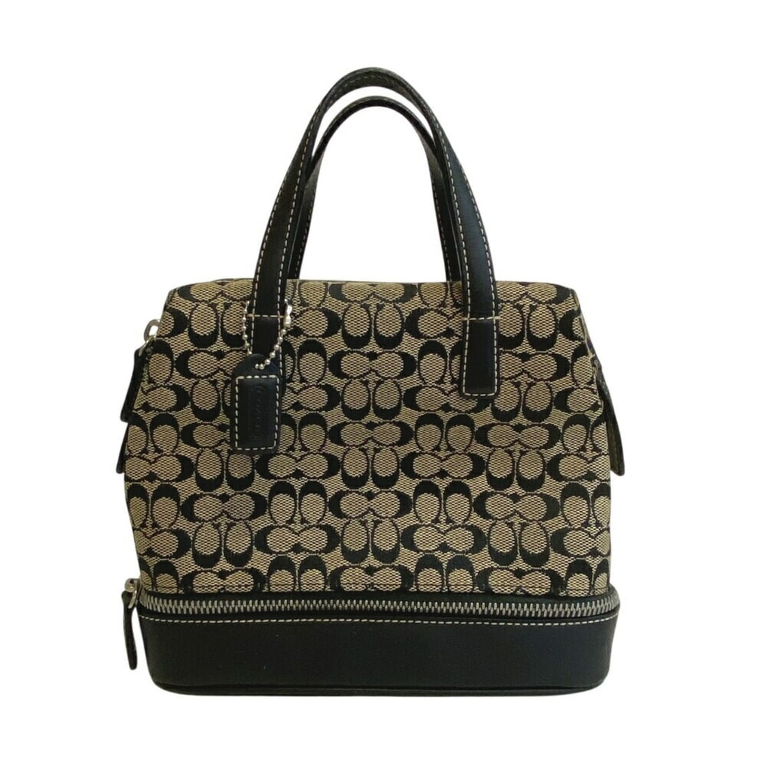 COACH Vanity Signature Handbag in Black for Women (1 of 13)