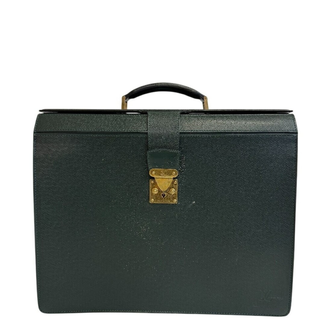LOUIS VUITTON M30024 Pilot Case Ural Taiga Bag for Men and Women, Green: --- Catalog ---Category: SizeSize (HxWxD): 32cm x 41.5cm x 14cm / 12.59'' x 16.33'' x 5.51''Handle Length: 20cm / 7.87''Category: DesignType: BriefcaseColor: GreenGender: Men,WomenMaterial: Taiga leat