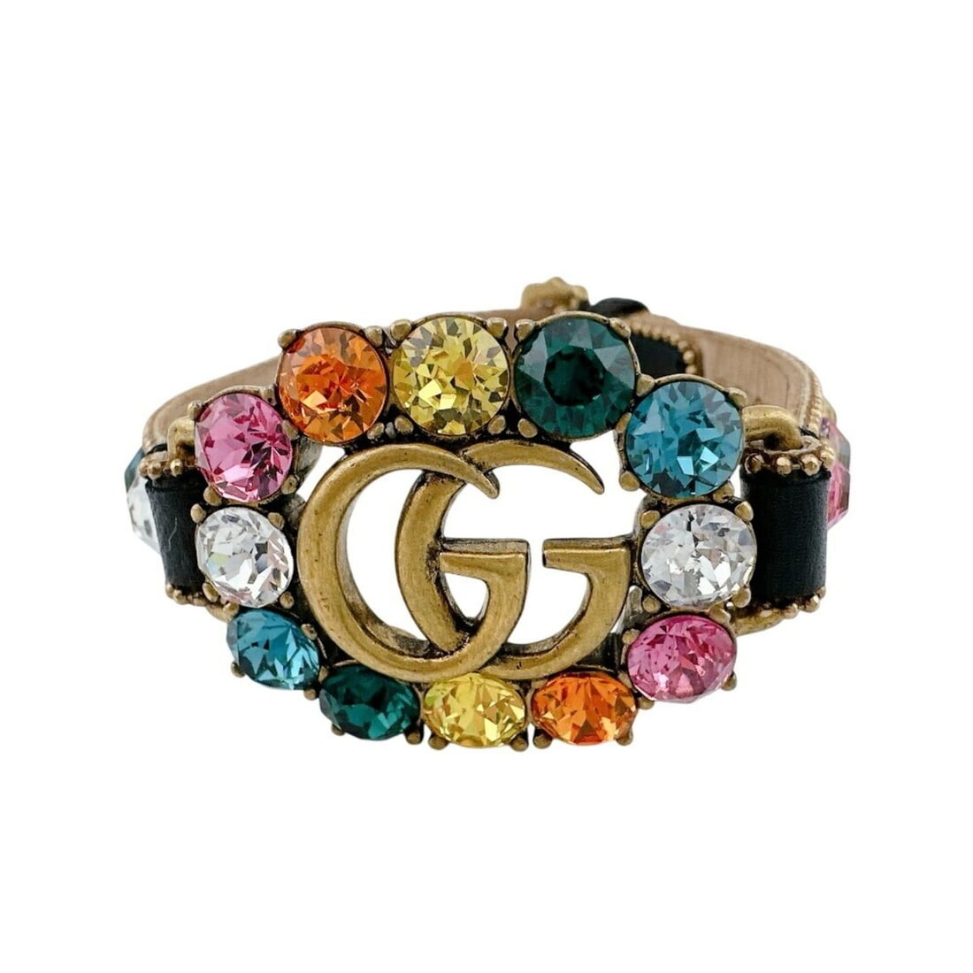 GUCCI GG Crystal Bracelet Multicolor Women's (1 of 15)